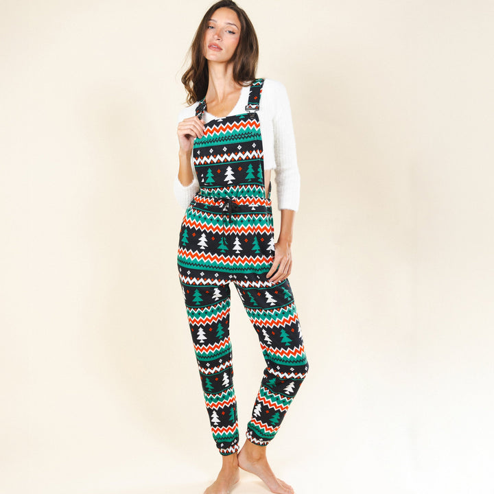 The Classic Caroler | Holiday Fair Isle Women's Pajamaralls®