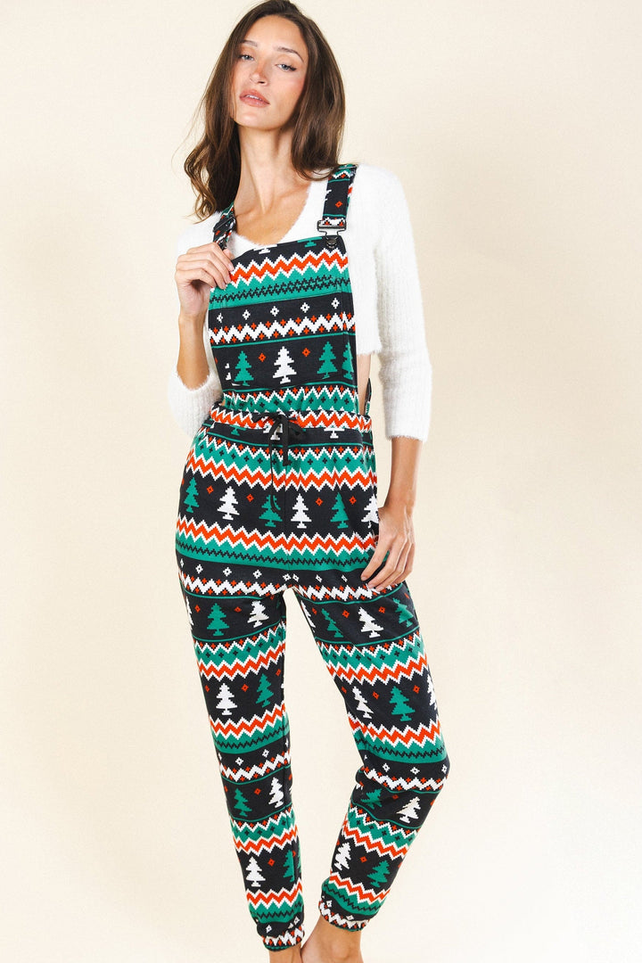 The Classic Caroler | Holiday Fair Isle Women's Pajamaralls®