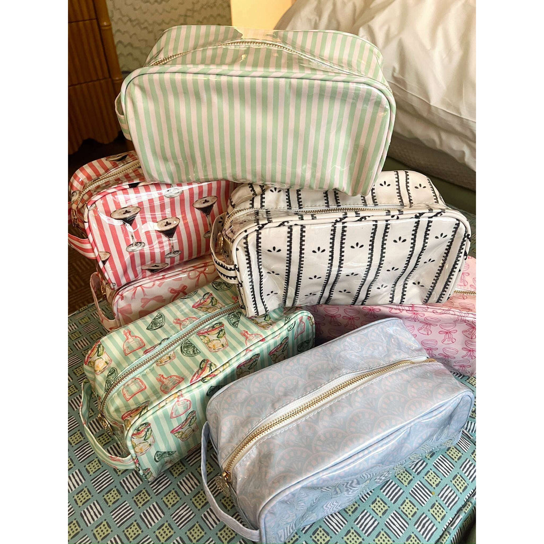 Clear Coat Toiletry Dopp Kit