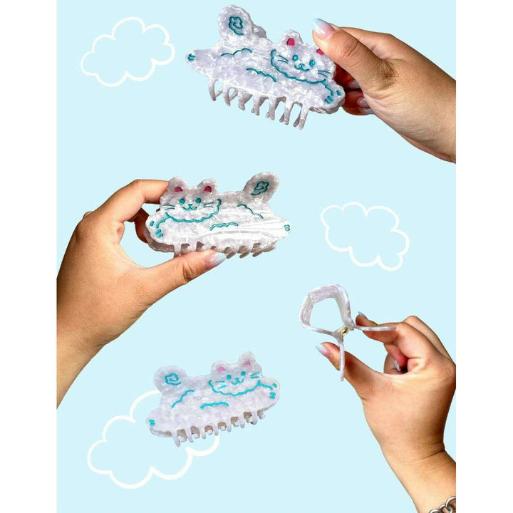 Cloud Cat Hair Claw Clip