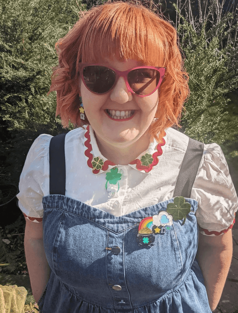 Clover the Rainbow Brooch by Lipstick & Chrome - Quirks!