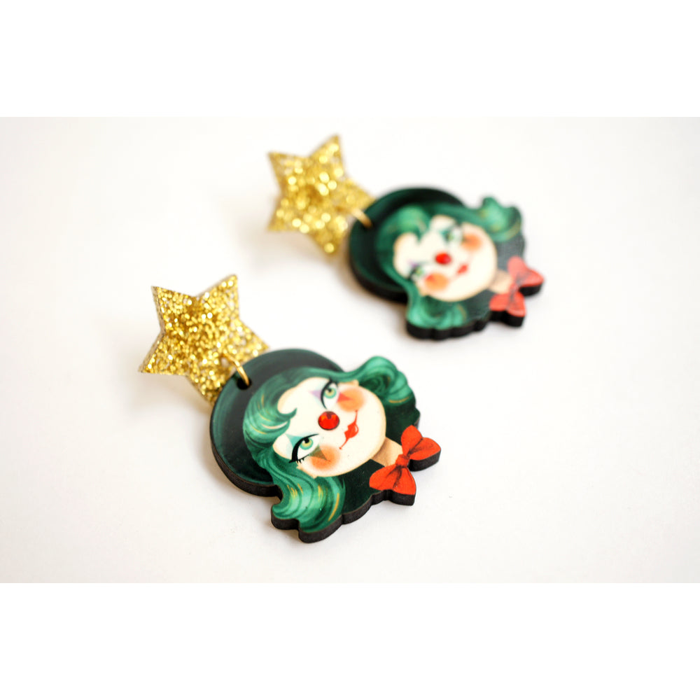 Clown Earrings by Laliblue 1