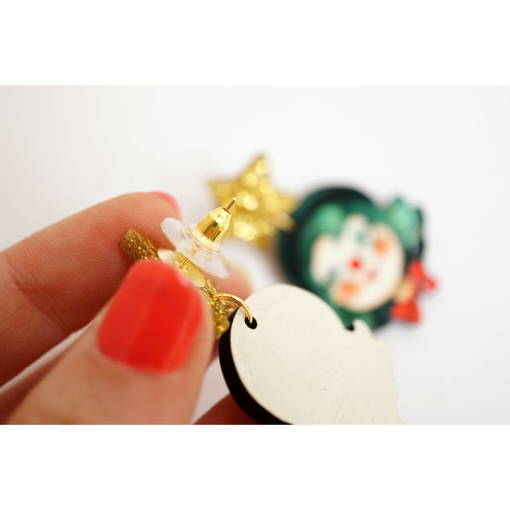 Clown Earrings by Laliblue 4