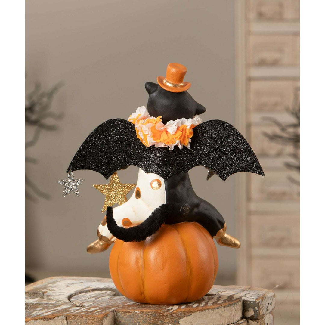 Clowning Cat on Jack by Bethany Lowe Designs, image 3