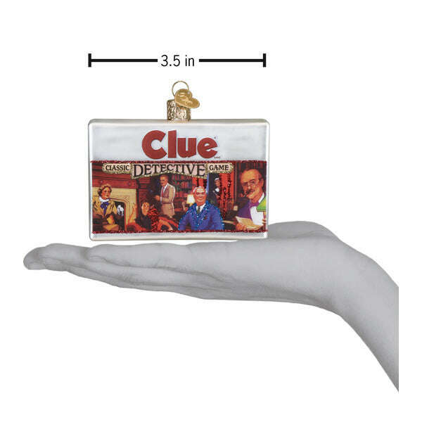 Old World Christmas Clue Blown Glass Ornament