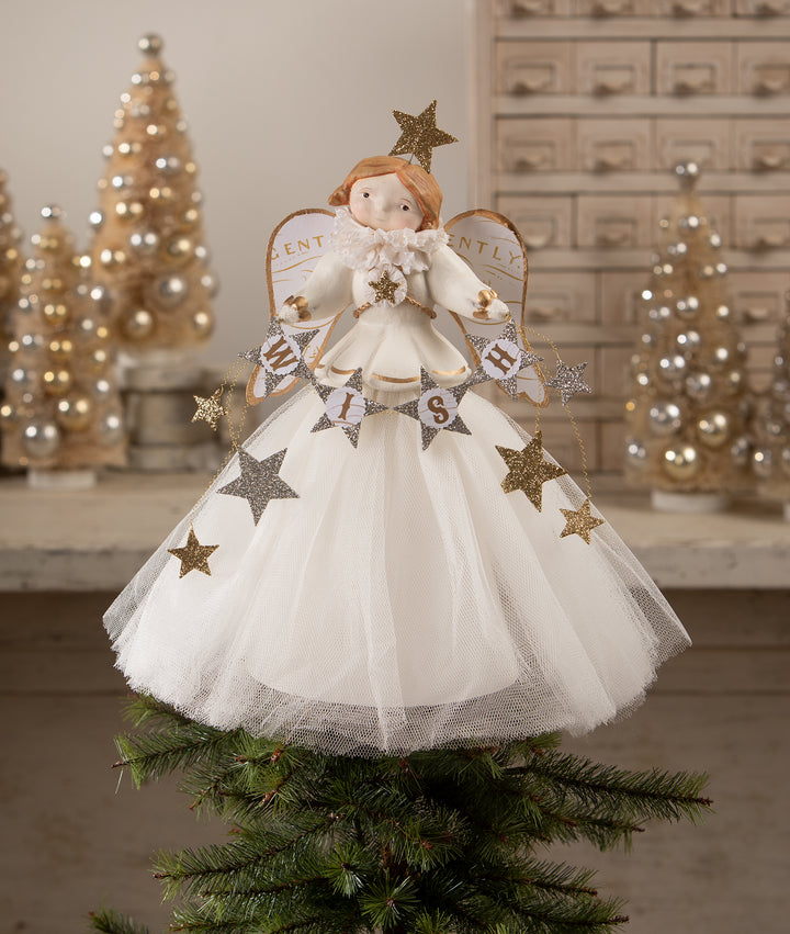 Wish Angel Treetopper by Bethany Lowe Designs, image 3