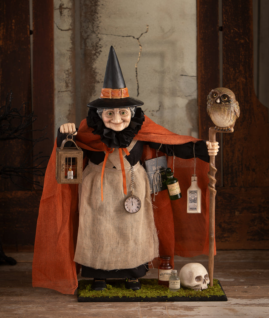 Potion Peddler Zelda Witch by Bethany Lowe Designs, halloween decor