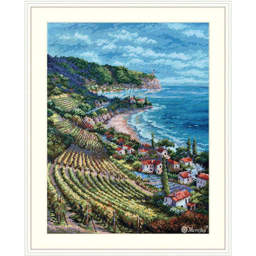 Coastline View K-226 Counted Cross-Stitch Kit