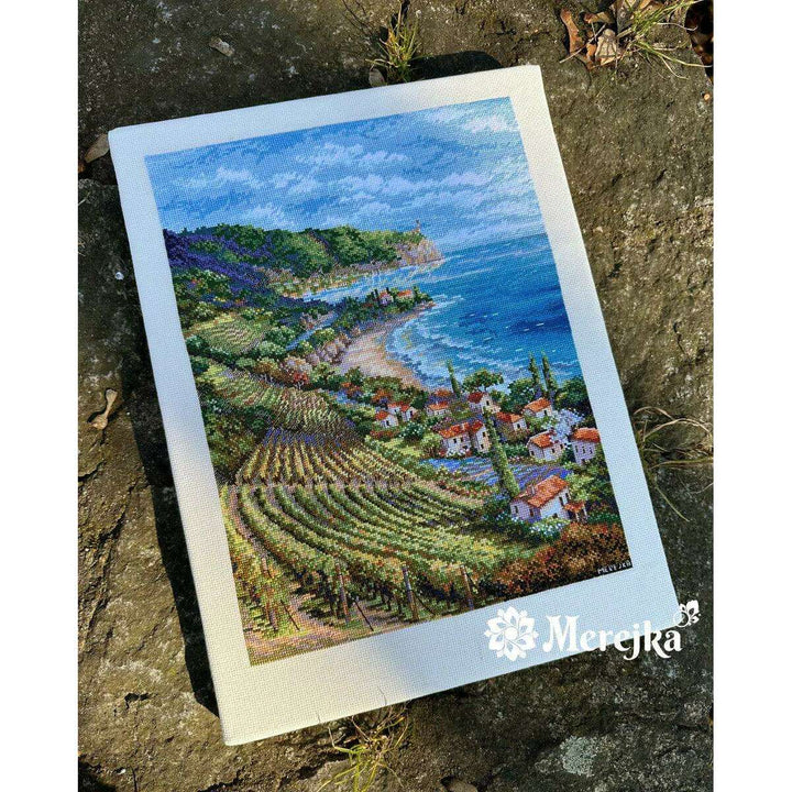 Coastline View K-226 Counted Cross-Stitch Kit
