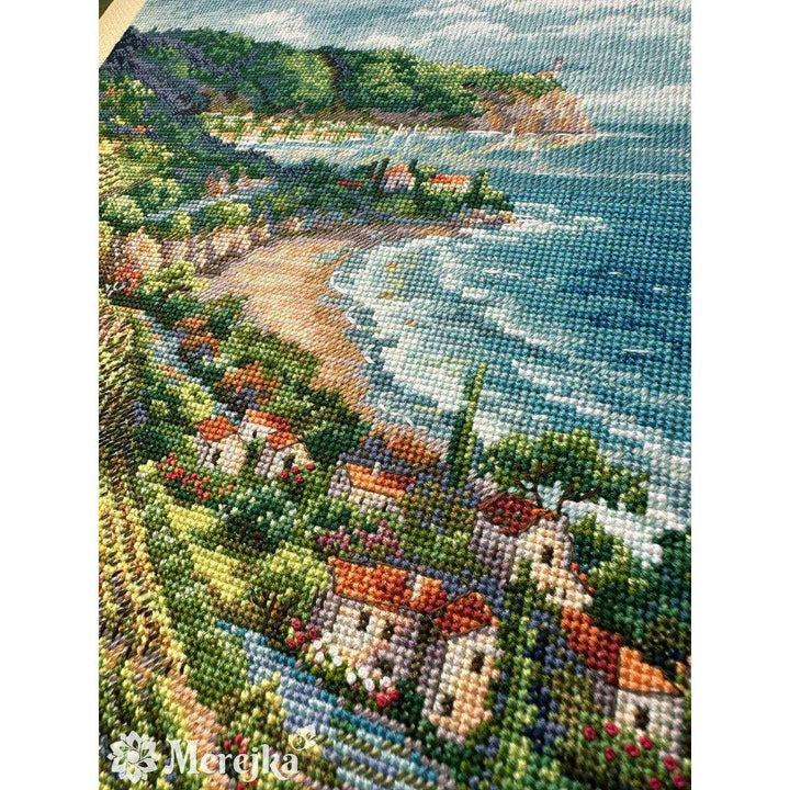 Coastline View K-226 Counted Cross-Stitch Kit