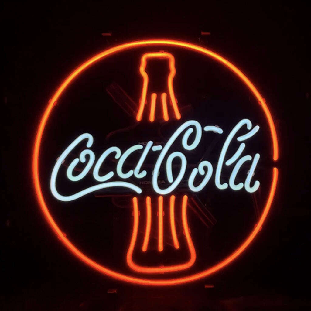 Coca Cola Bottle Neon Signs Light