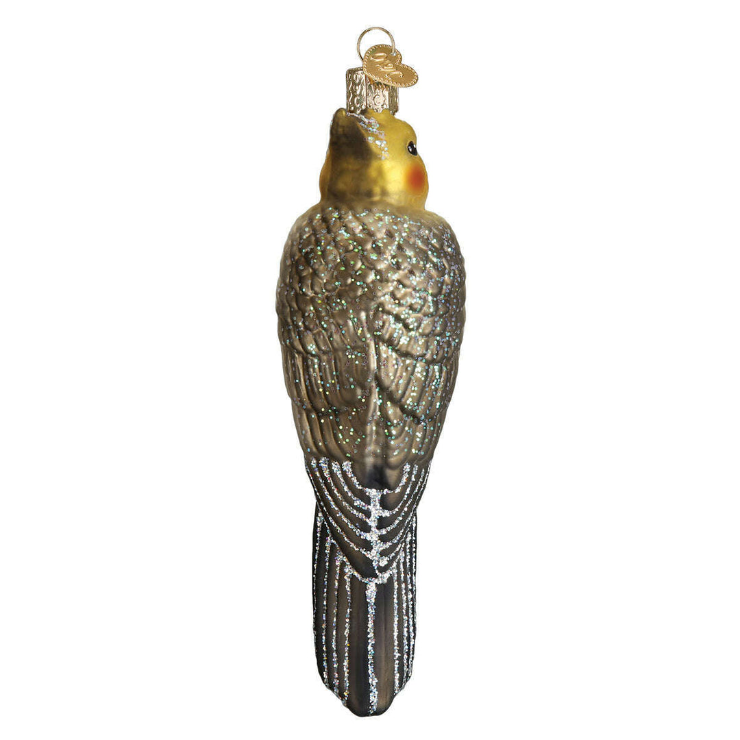 Old World Christmas Cockatiel Blown Glass Ornament