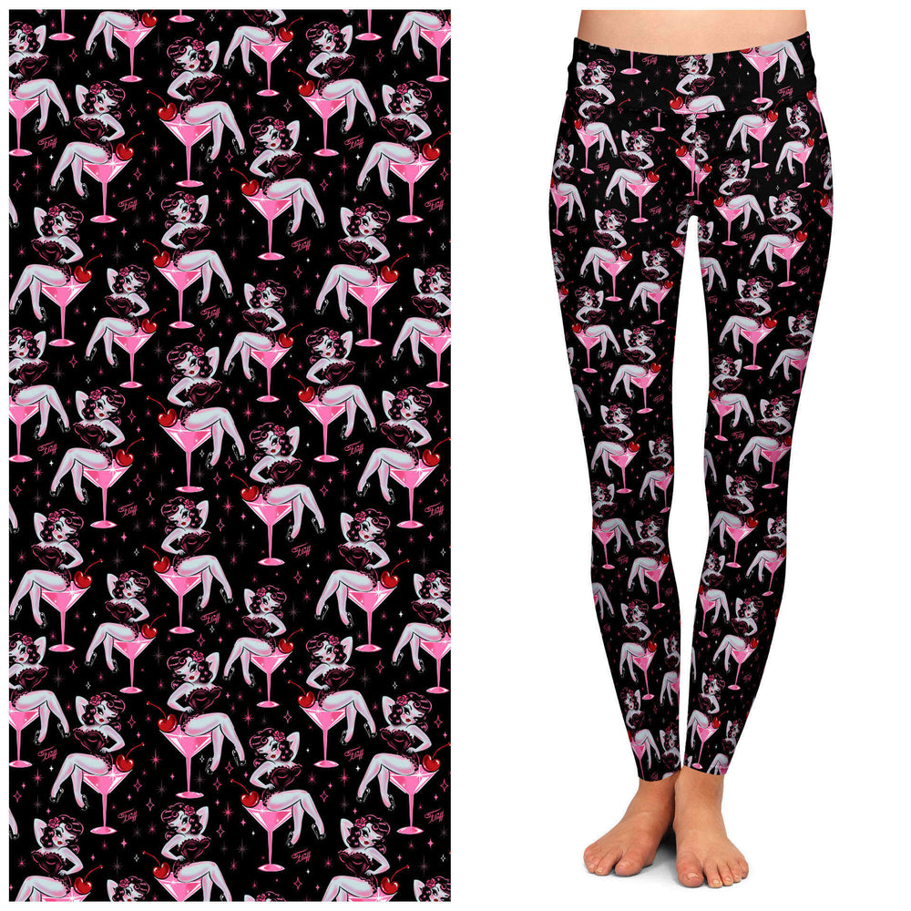 Cocktail Crush Leggings by Miss Fluff x Lipstick & Chrome