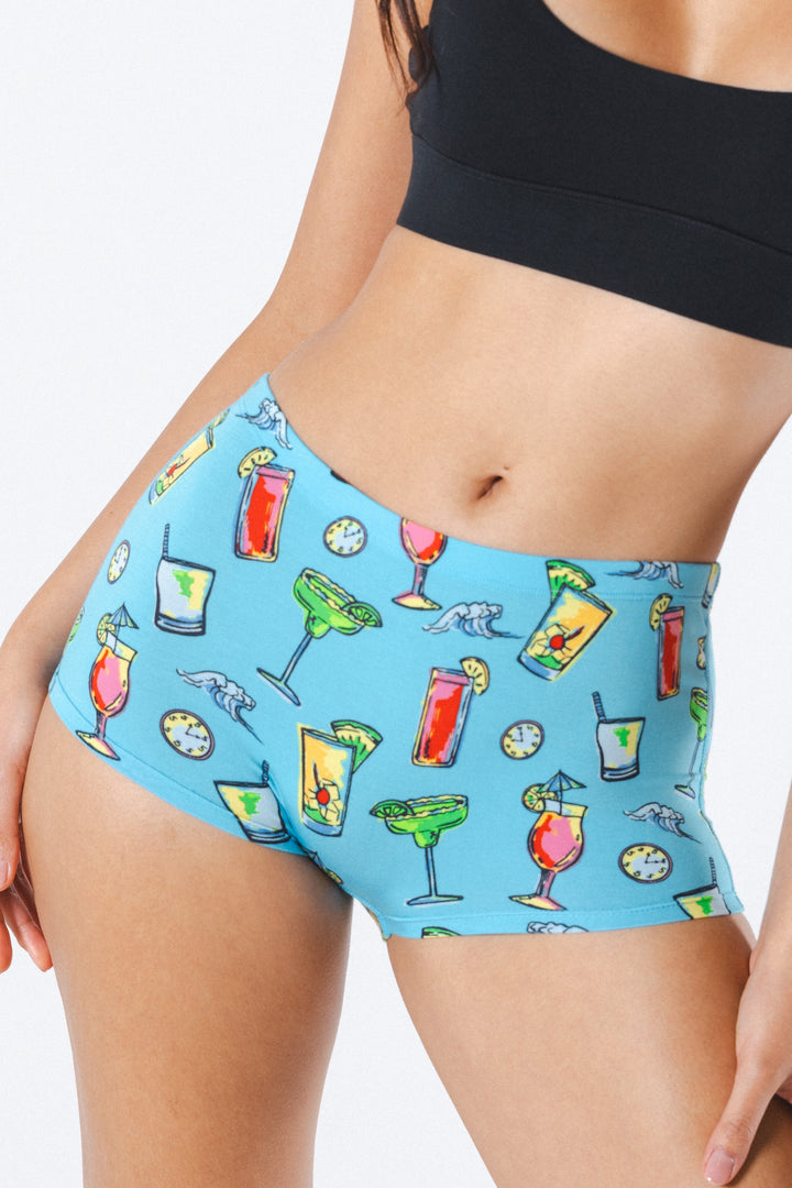 The Cocktail Hour | Shinesty x Margaritaville® Modal Boyshort Underwear