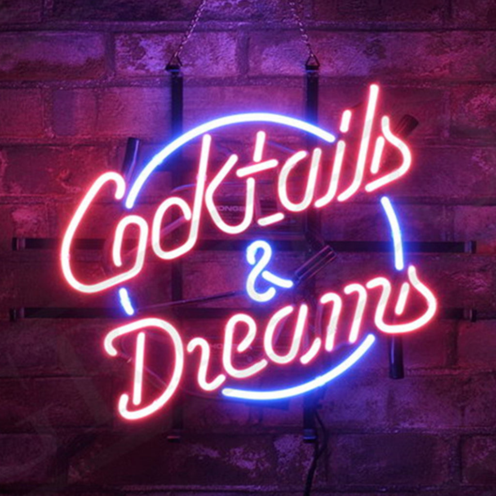Cocktails & Dreams Neon Signs Light