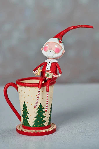 Cocoa and Cookies Santa by Lori Mitchell *New for 2023* - Quirks!