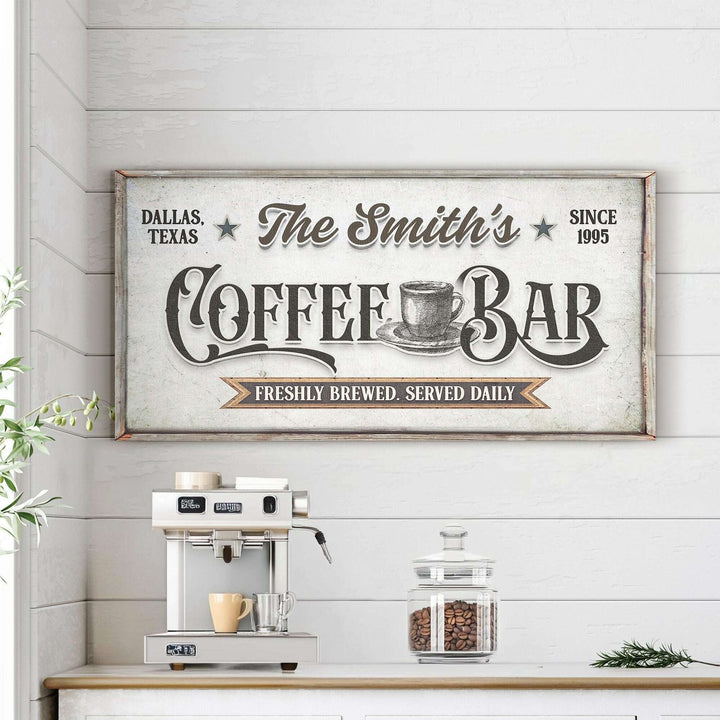 Coffee Bar Sign IX