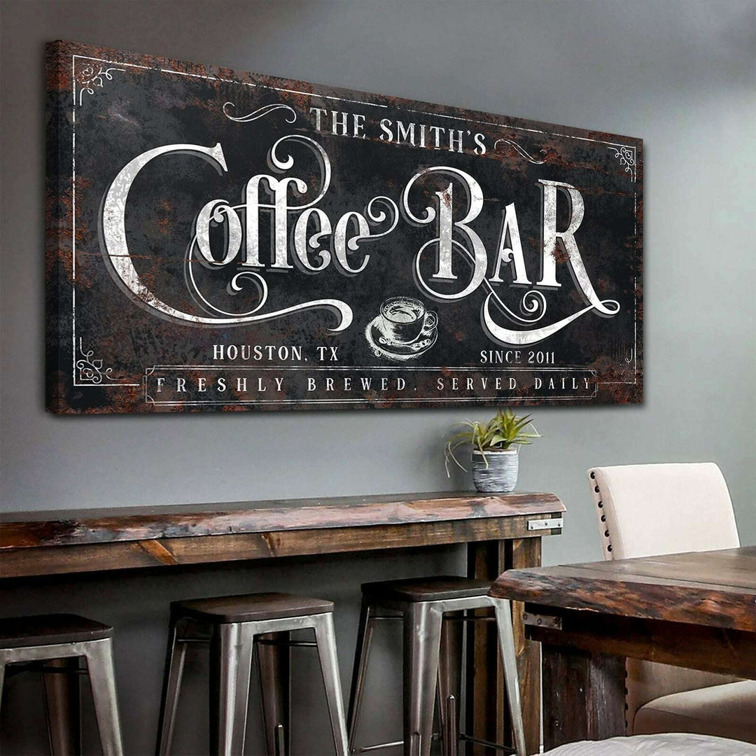 Coffee Bar Sign XI