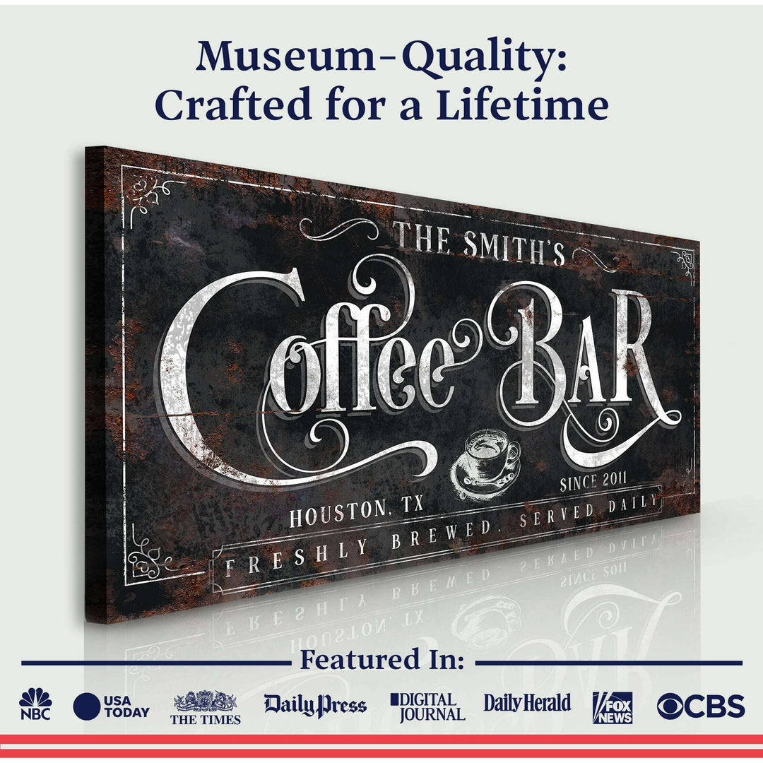 Coffee Bar Sign XI