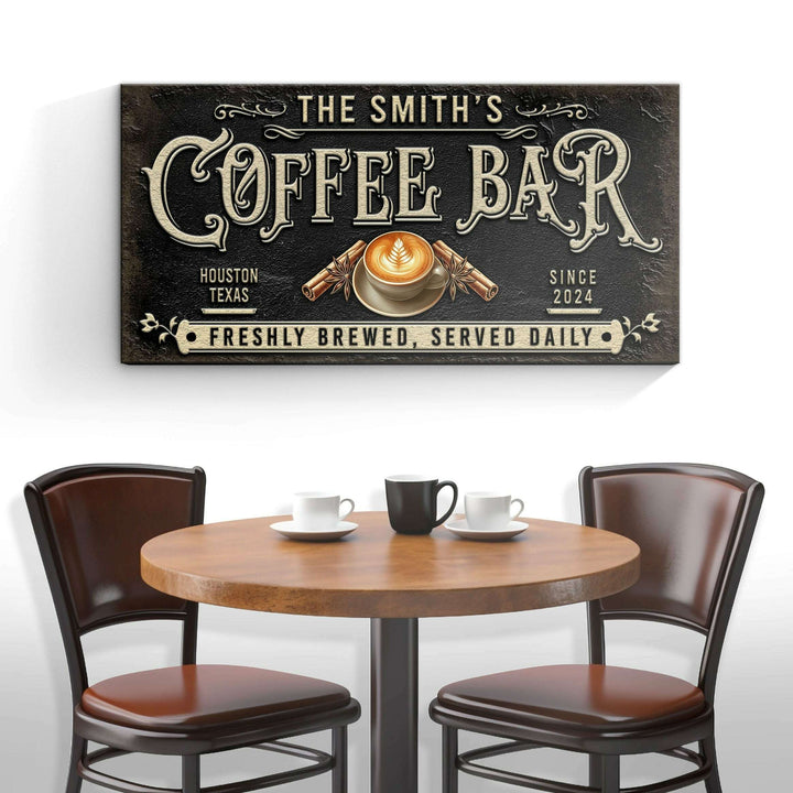 Coffee Bar Sign XII