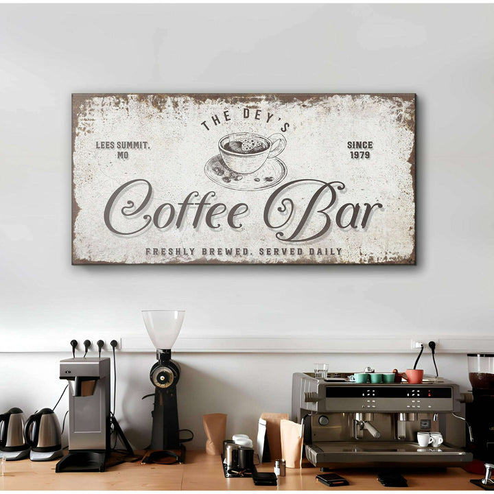 Coffee Bar Sign