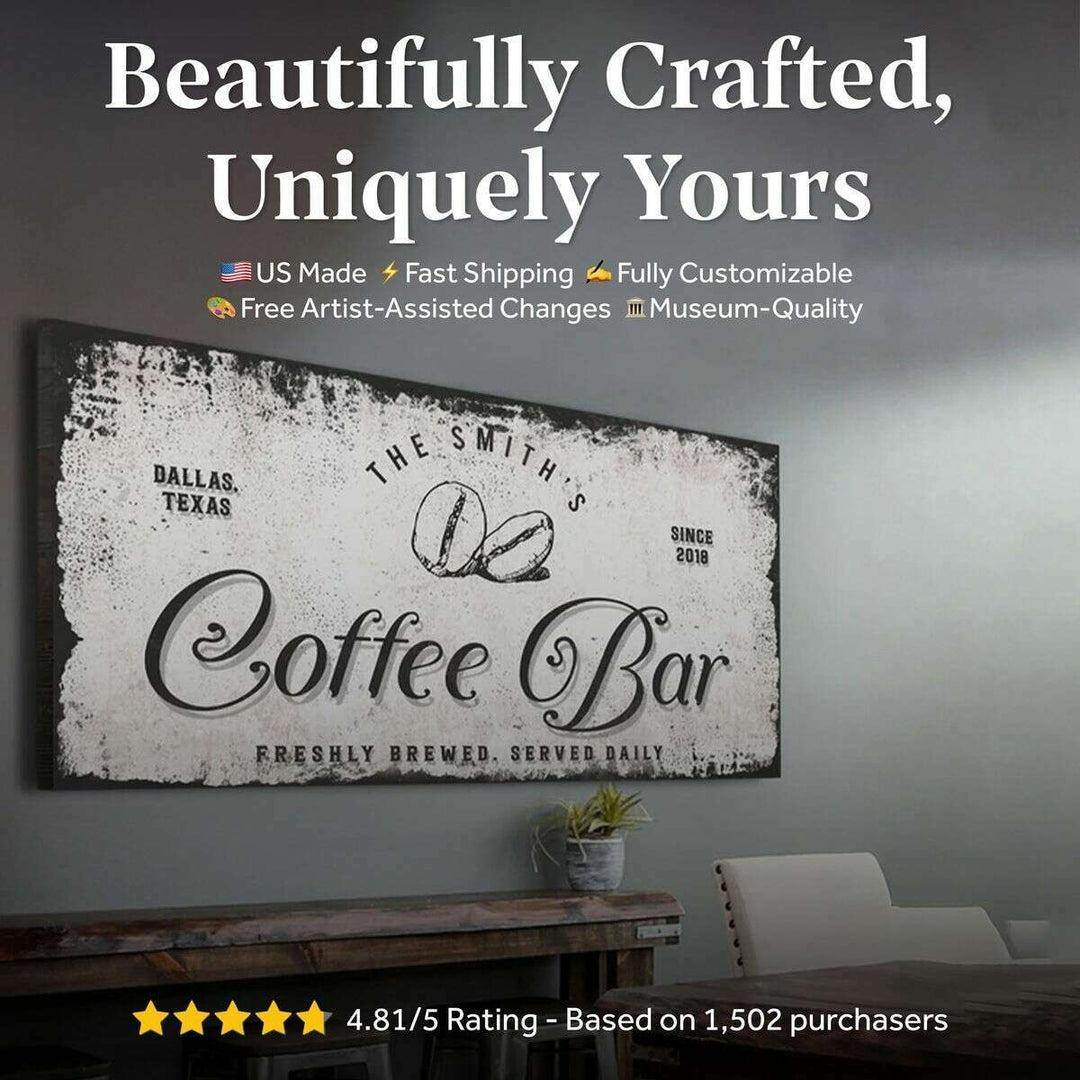 Coffee Bar Sign