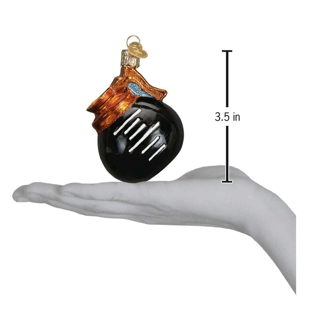 Old World Christmas Coffee Pot Blown Glass Ornament