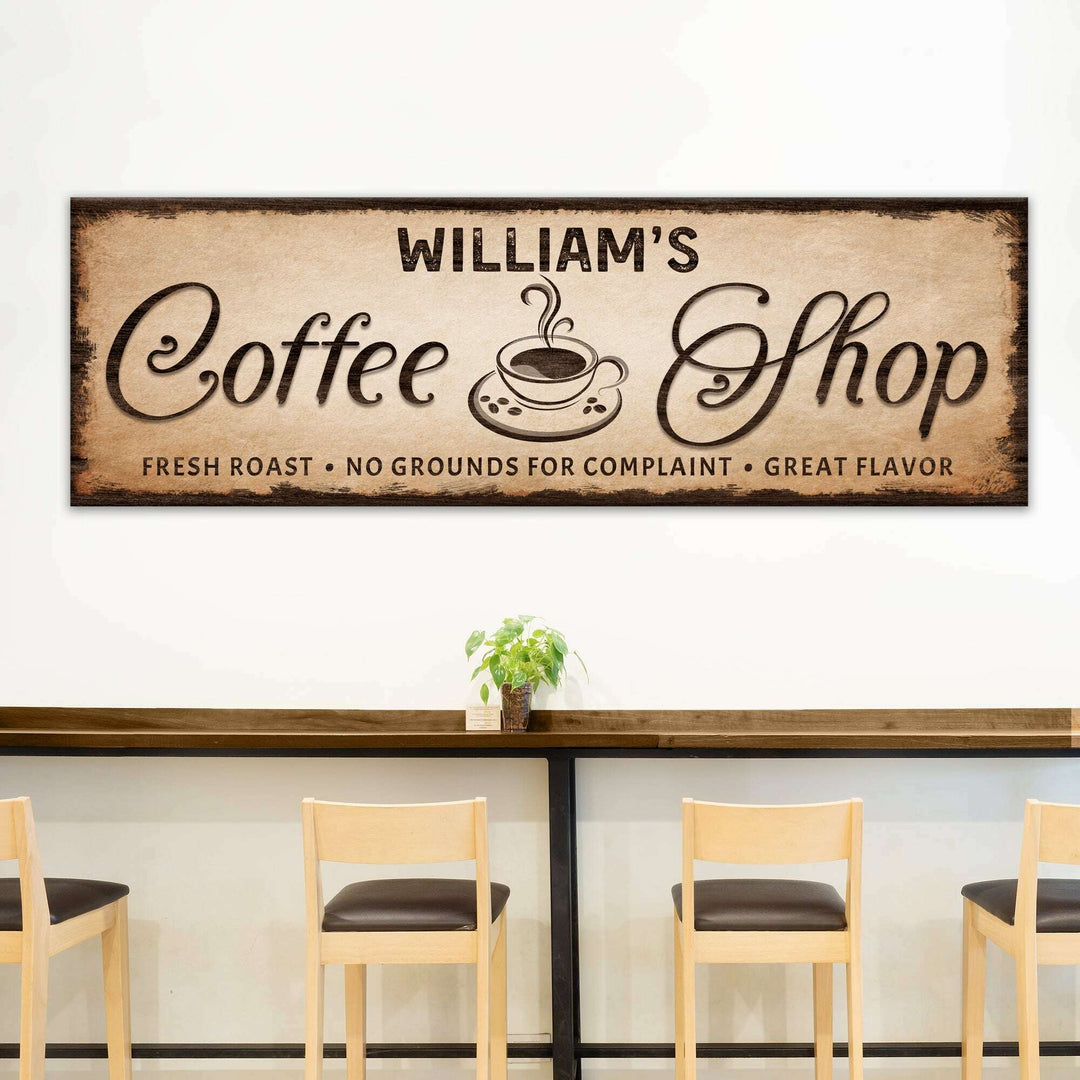 Coffee Shop Sign III