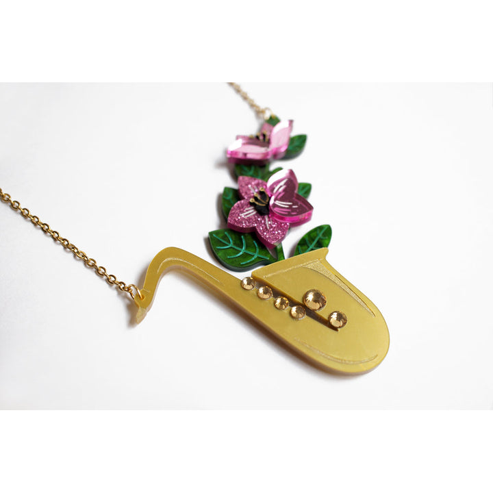 Saxophone Necklace by Laliblue 9