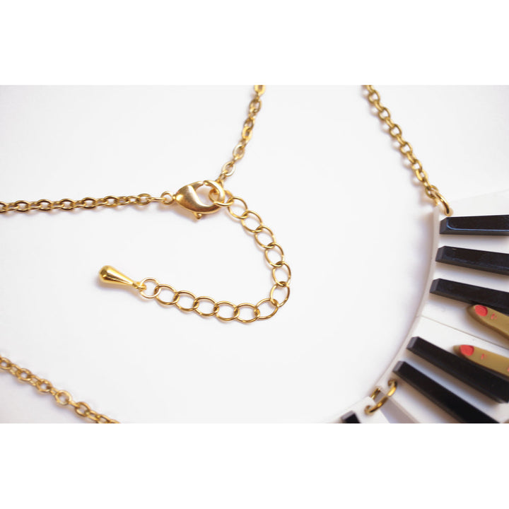 Piano with Hands Necklace by Laliblue 4