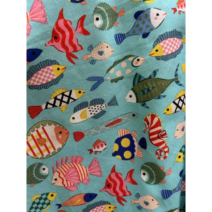 Colorful Fish Skater Skirt