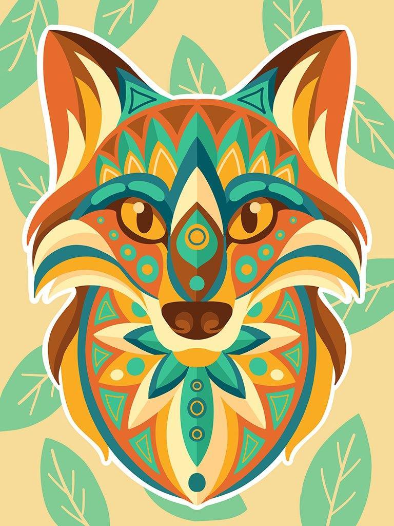 Colorful Fox CS2543 11.8 x 15.7 inches Crafting Spark Diamond Painting Kit