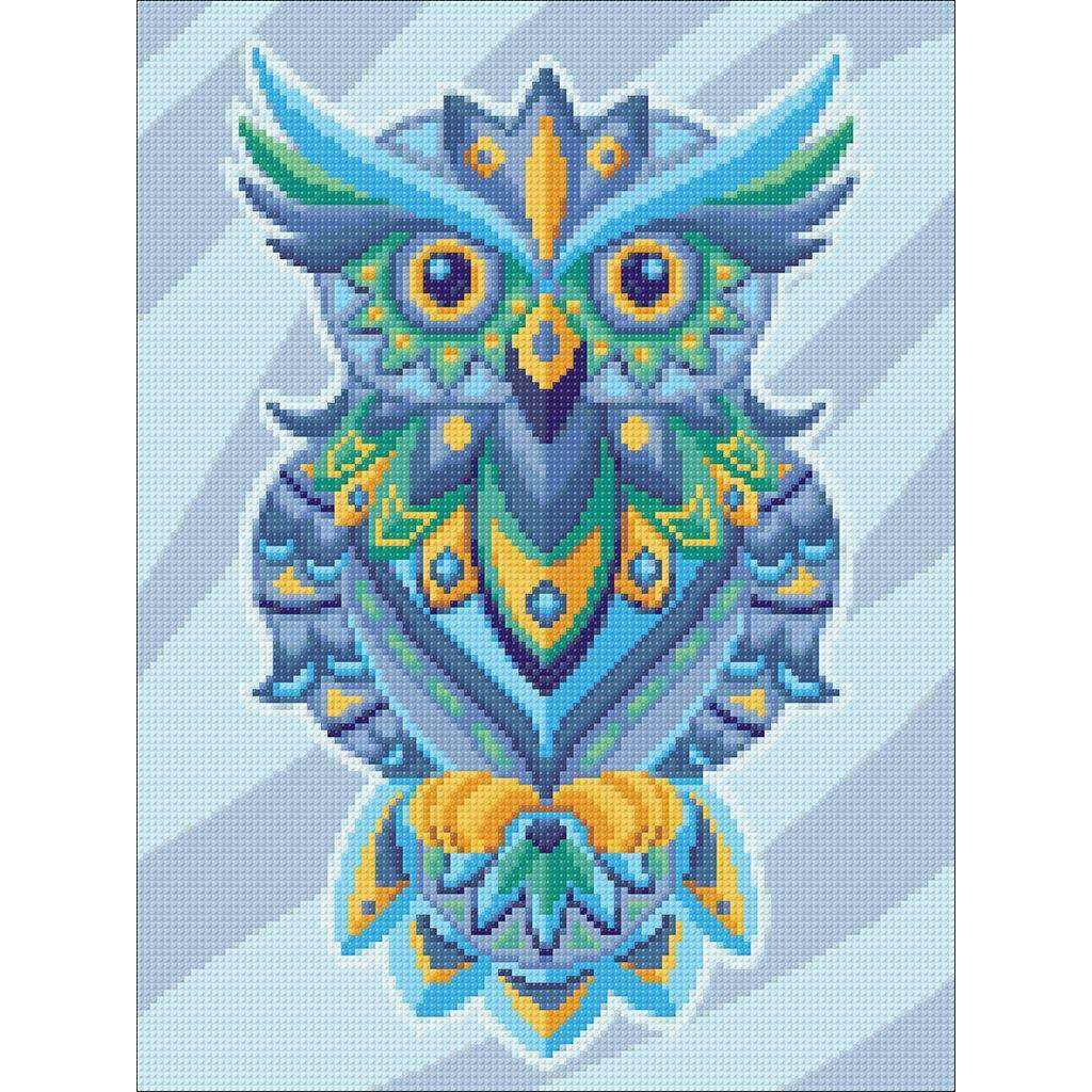 Colorful Owl CS2544 11.8 x 15.7 inches Crafting Spark Diamond Painting Kit