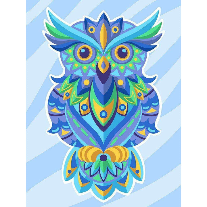 Colorful Owl CS2544 11.8 x 15.7 inches Crafting Spark Diamond Painting Kit