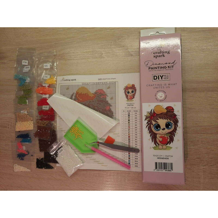 Colorful Owl CS2544 11.8 x 15.7 inches Crafting Spark Diamond Painting Kit
