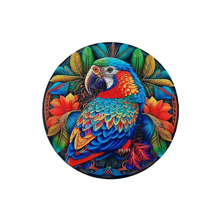 Colorful Parrot - Jigsaw Wooden Puzzle by Wizardi F07N9-34