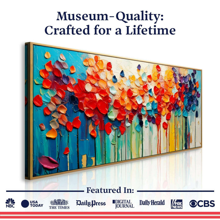 Colorful Petals Wall Art
