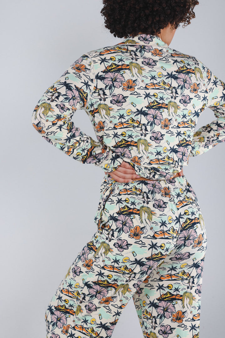 The Come Monday | Shinesty x Margaritaville® SleepDeep™ Women’s Long Sleeve Pajama Set