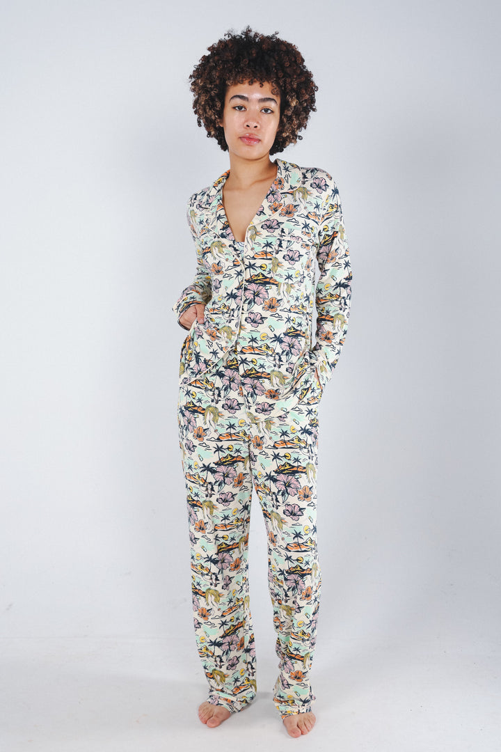 The Come Monday | Shinesty x Margaritaville® SleepDeep™ Women’s Long Sleeve Pajama Set