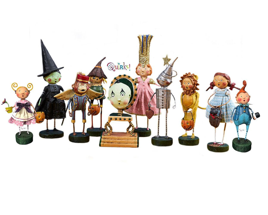 Complete 10 Piece Wizard of Oz Figurine Collection by Lori Mitchell - Quirks!