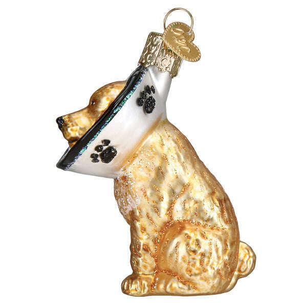 Cone Of Shame Dog Ornament
