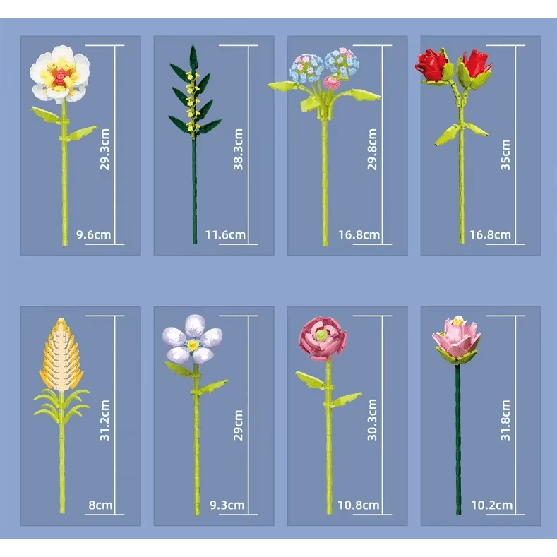 Constructor flower bouquet in a vase F07M9-7(109)