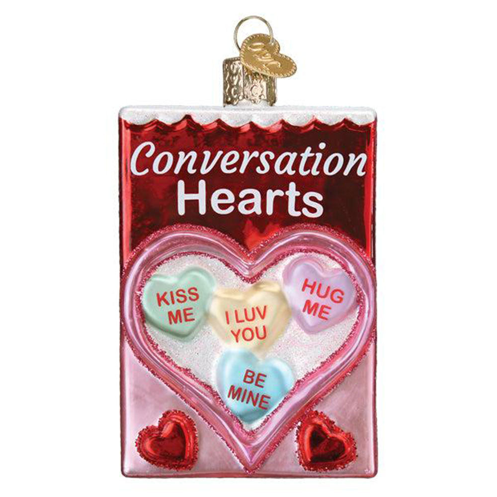 Conversation Hearts Candy Ornament by Old World Christmas image