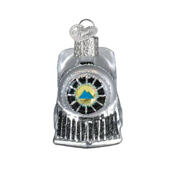 Old World Christmas Coors Light Chill Train Blown Glass Ornament