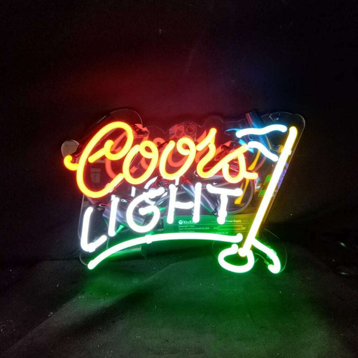 Coors Light Golf Neon Sign Light
