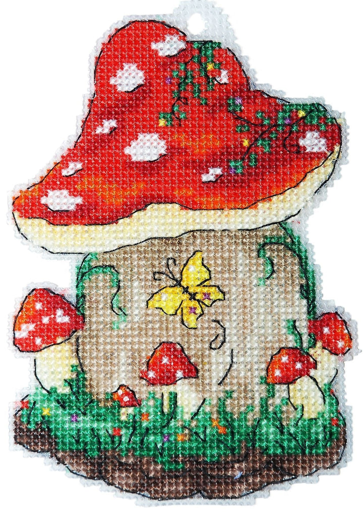 Fungus house  Counted cross stitch kit 8045A