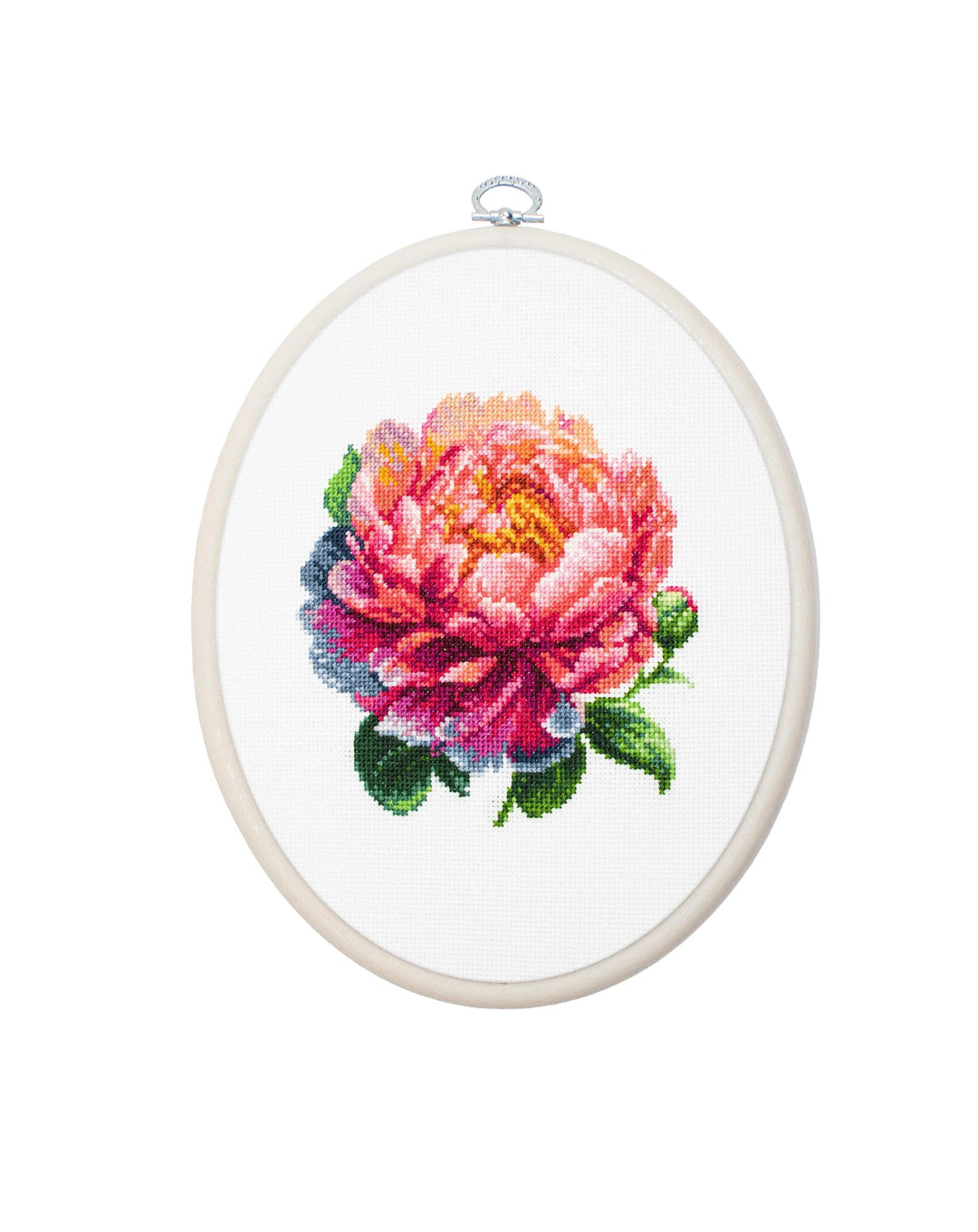 Coral Charm  Peony BC205l Counted Cross-Stitch Kit