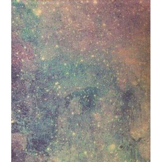Cosmic Dust Designer Printed AIDA Fabric. Canvas for embroidery with an applied background  KF-1015A