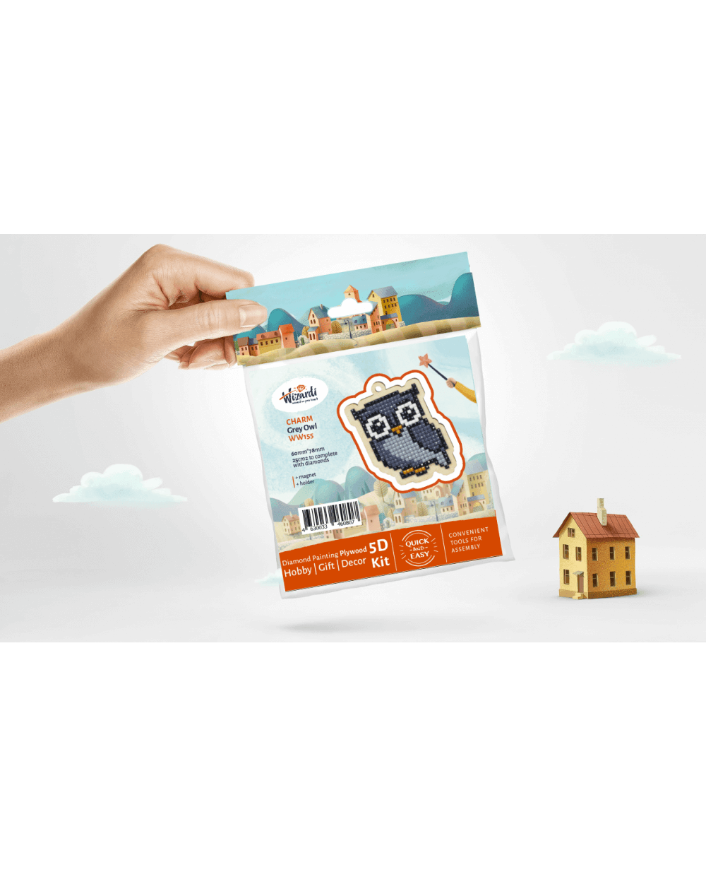 Cosy Home WWP383 Diamond Painting on Plywood Kit