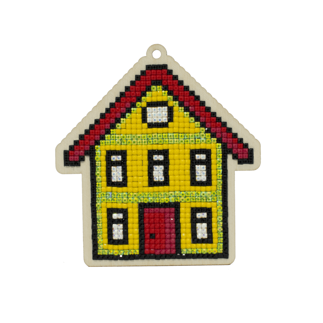 Cosy Home WWP383 Diamond Painting on Plywood Kit